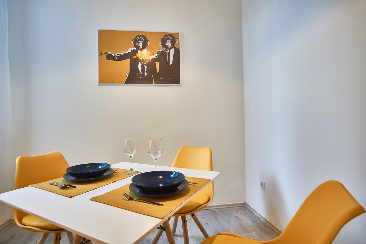 Design Apartment In The City Center With Ac Budapeste Exterior foto